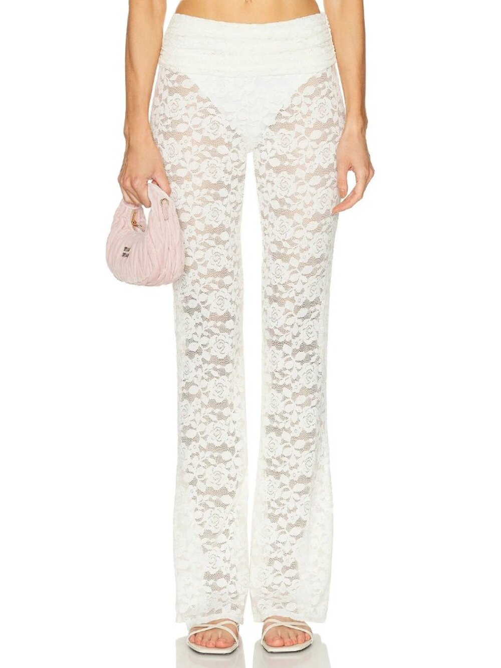 Bananhot Nana Pants Cream Lace